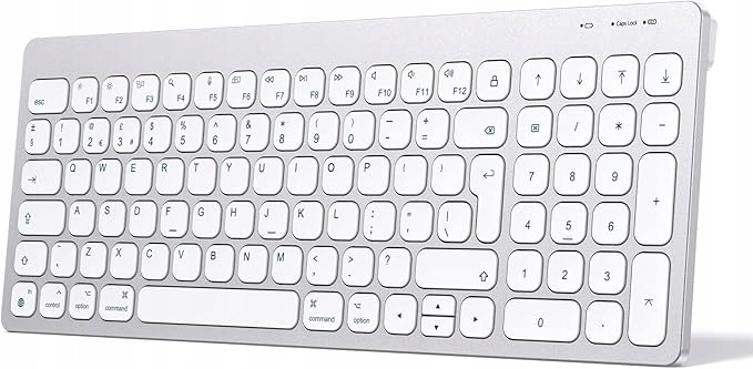 Klawiatura Bezprzewodowa Omoton KB155 – Biała