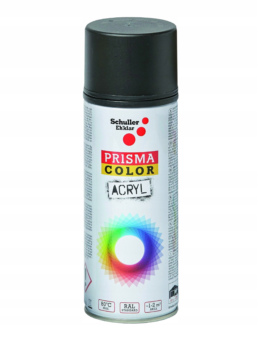 SCHULLER CZARNY POŁYSK LAKIER W SPRAYU AKRYL 400ML