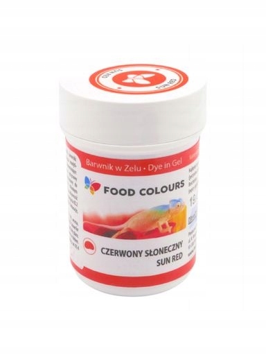 Levně Food Colours Gelové barvivo Bronz Červený Sluneční 35 ml