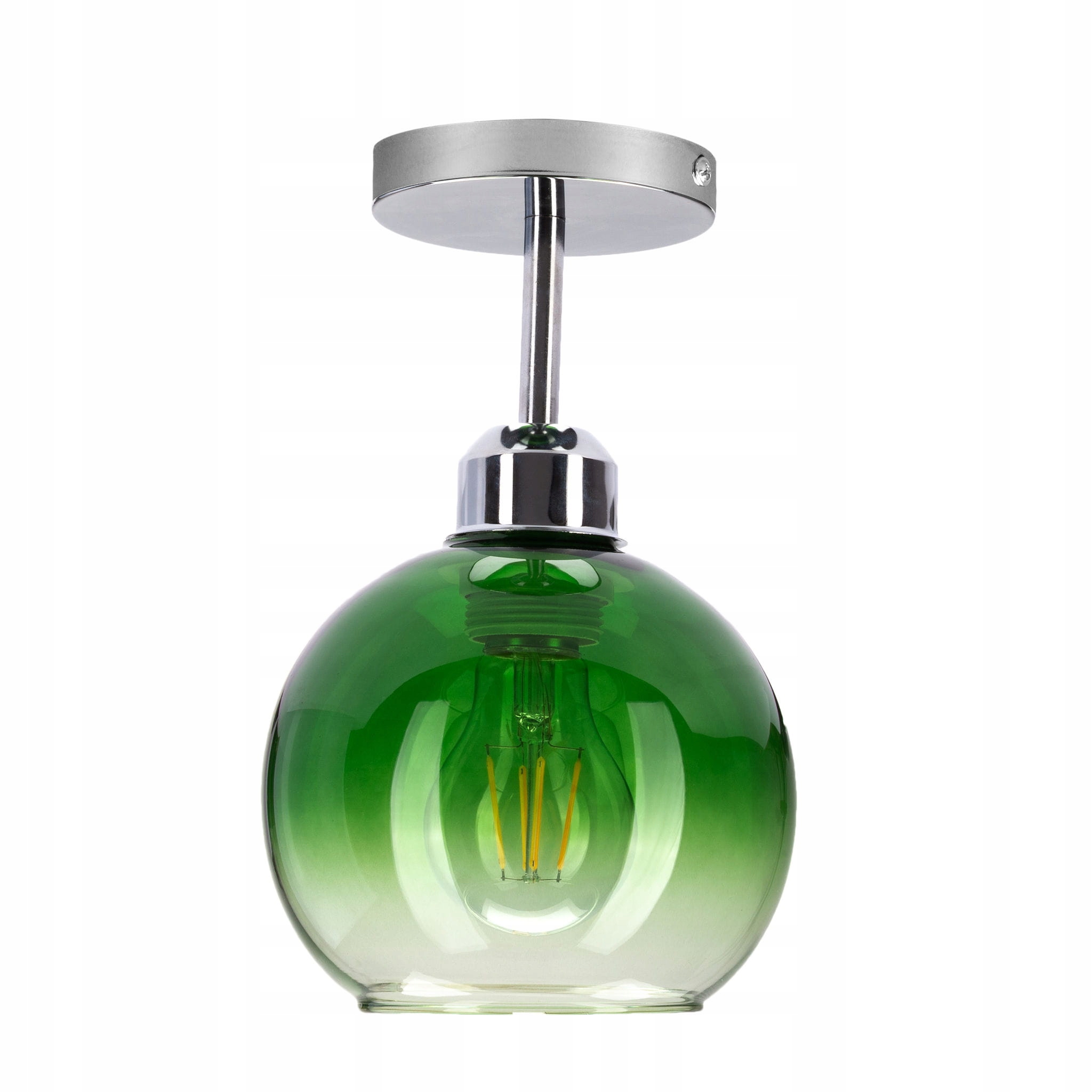 

Lampa sufitowa mała kulka Venus Zielona