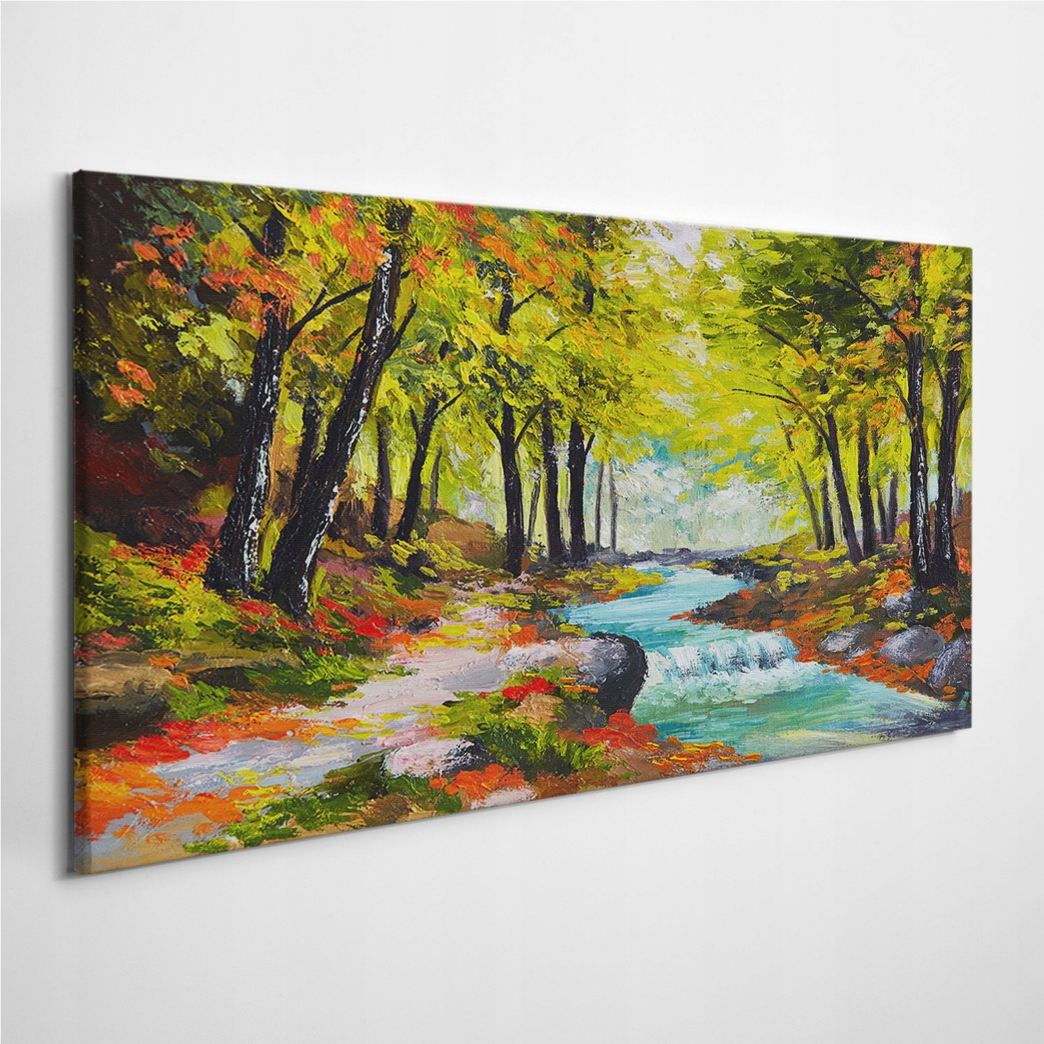 

Obraz na płótnie Rzeka Jesień Las Drzewa 100x50 cm