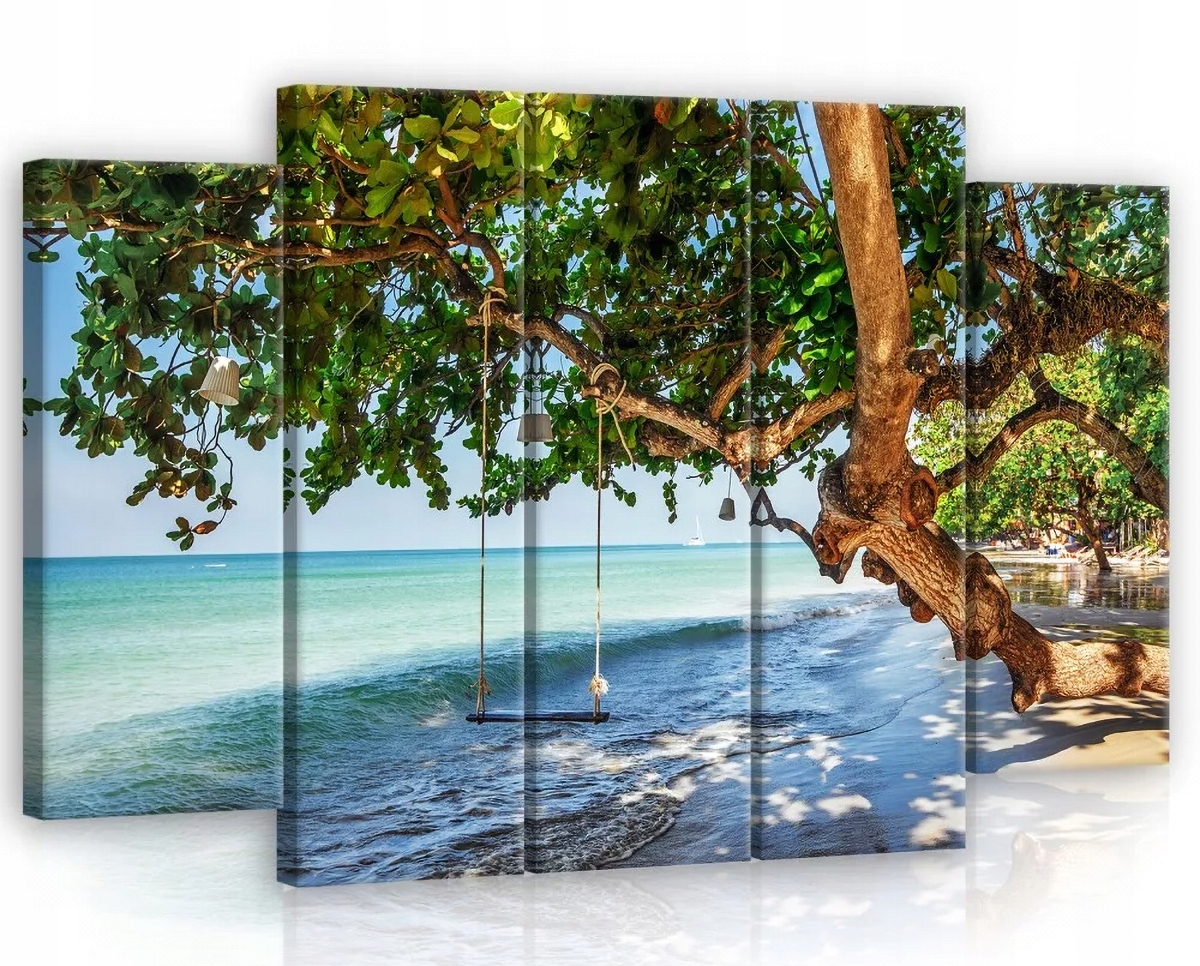 Obraz Na Plátně Canvas 150x100 Pláž Houpačka