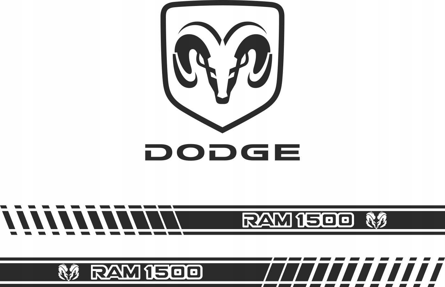 Naklejki na Dodge RAM pickup tuning WYSOKA JAKOSC