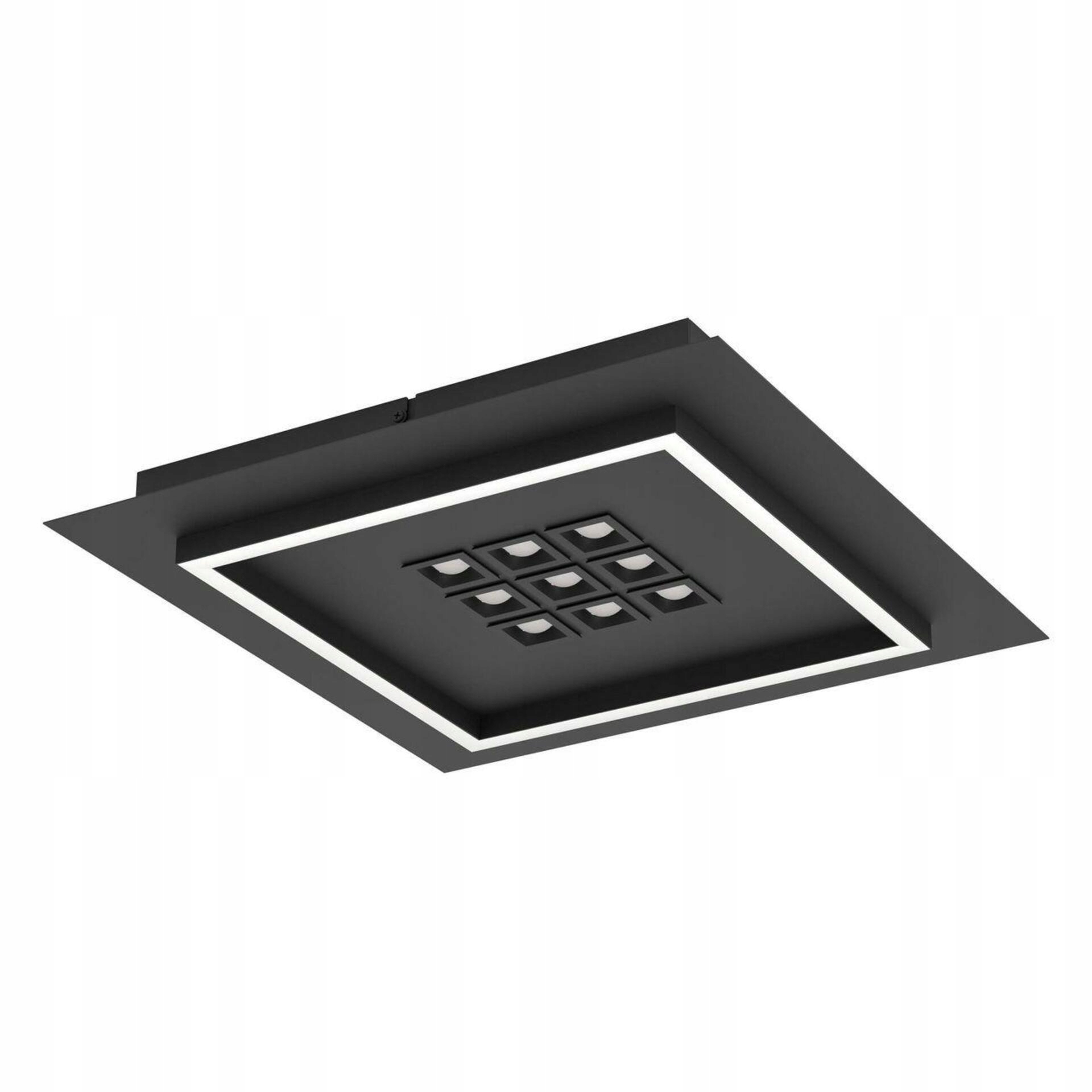 Stropné Led svietidlo Eglo Balazote čierne 20,5 W Cct 2300lm stmievateľné