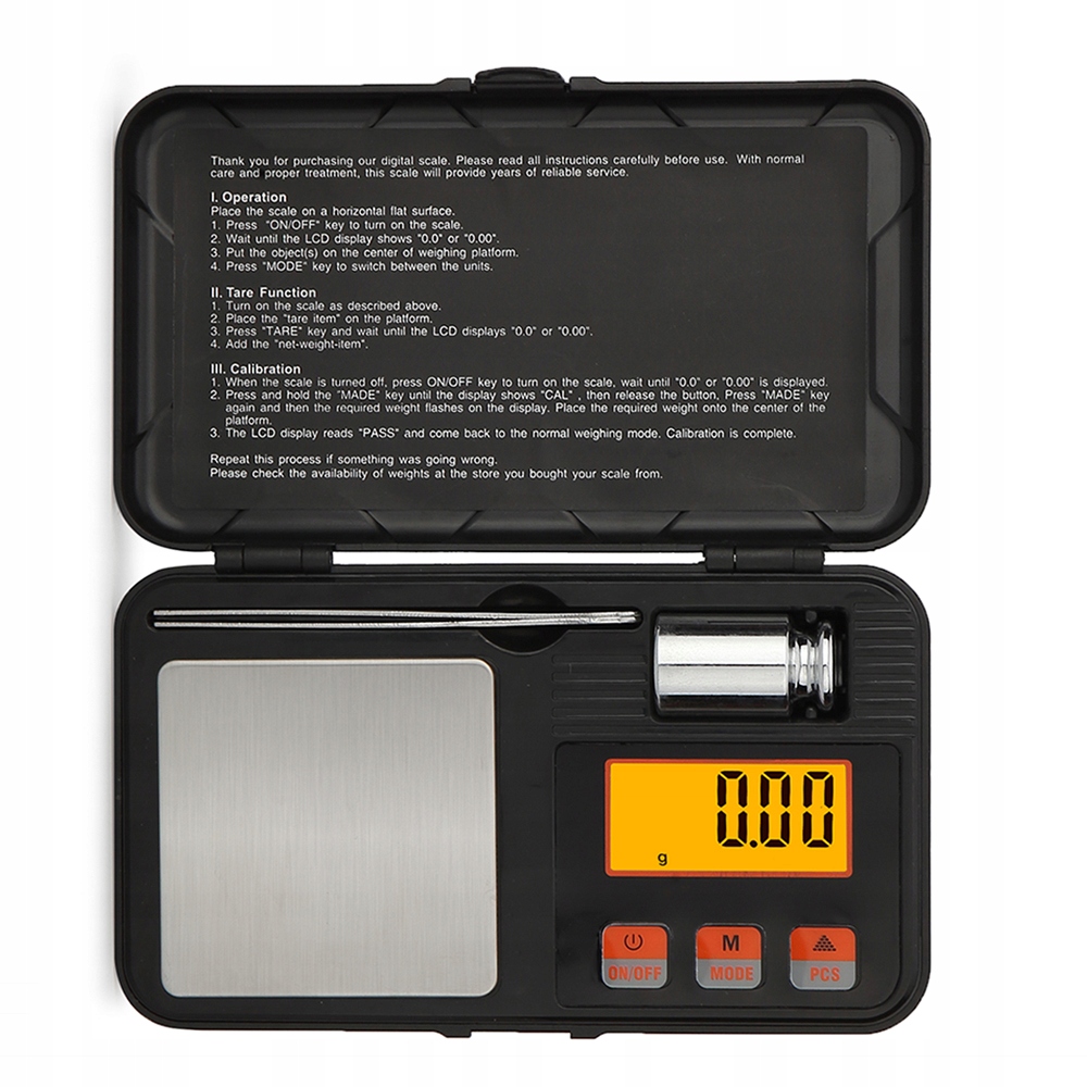

Waga Jubilerska Elektroniczna 200g/0.01g LCD