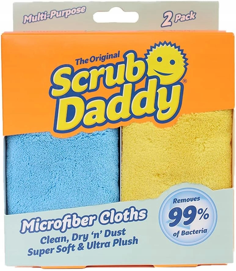 Scrub Daddy Utěrky z mikrovlákna – Twin Pack 2 balení