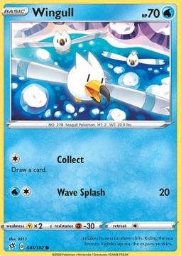 Karta Pokemon Wingull (rcl 41)