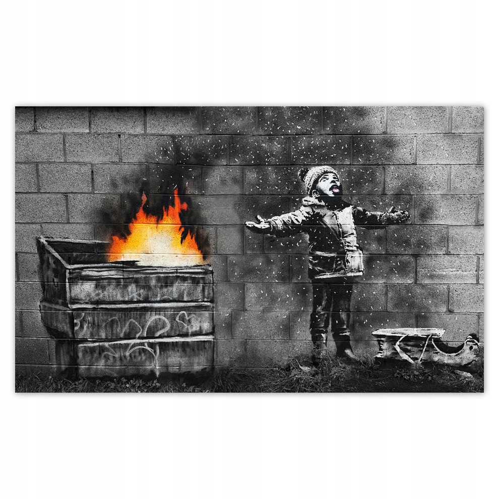 

Fototapety flizelina 520x318 Banksy Smog Śnieg