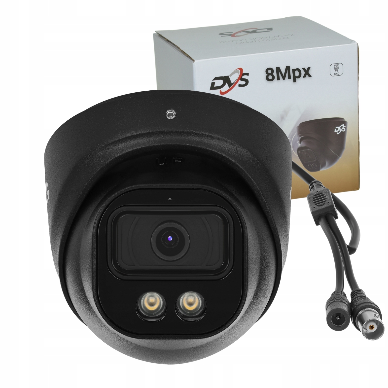 Zewnętrzna Kamera Analogowa 8MPX Monitoring Dvs Led Ir Szeroki Kąt