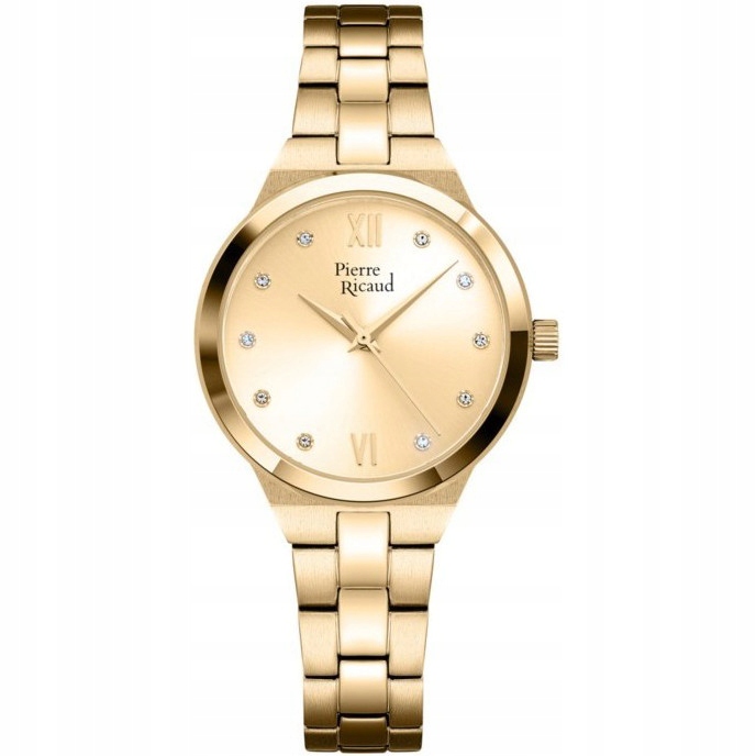 Dámské hodinky Pierre Ricaud P22065.1181Q Zirkony zlaté