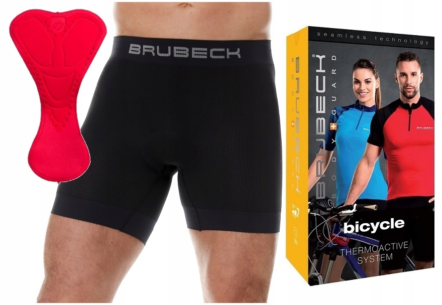 BX11420 Bokserki Z Niewidoczną Wkładką Rowerową -L
