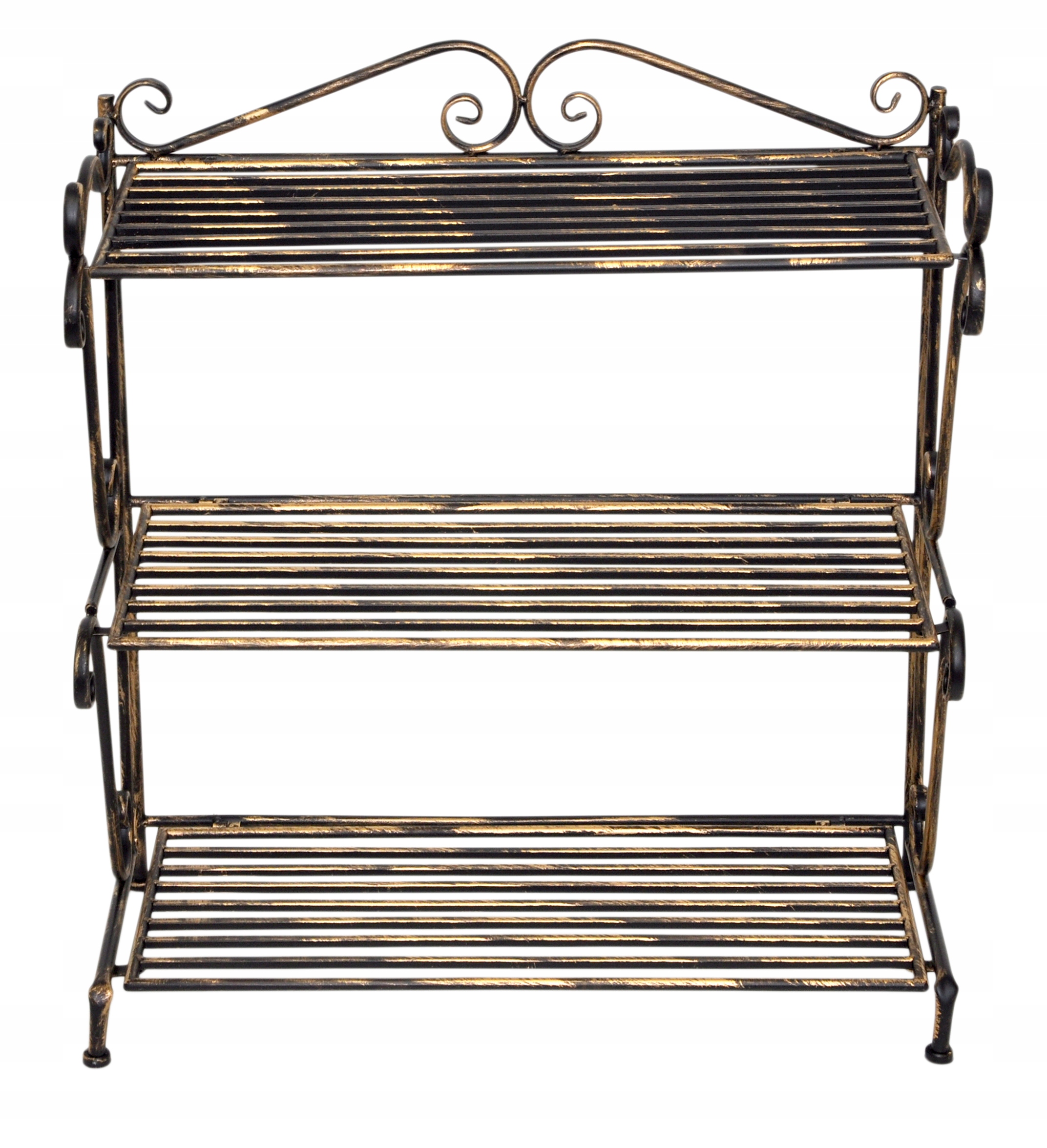 Polica Na Topánky Skladacia obuv, prelamovaná, kovová