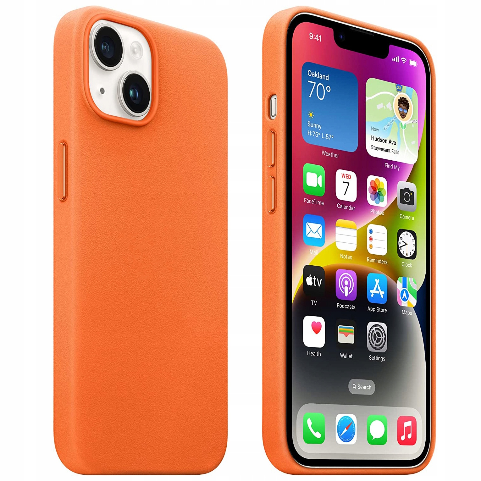 ETUI SKÓRZANE SKÓRA DO MAGSAFE do Apple iPhone 13