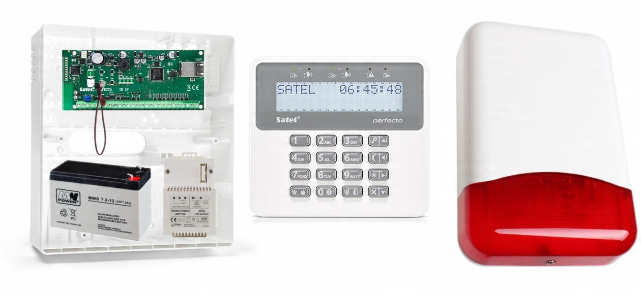 

System Alarmowy Satel Perfecta-ip 32 Prf-lcd Apka