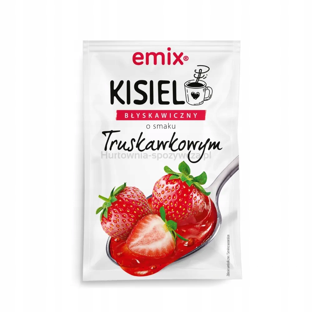 Levně Kysel s kousky ovoce instantní jahoda emix 30 g