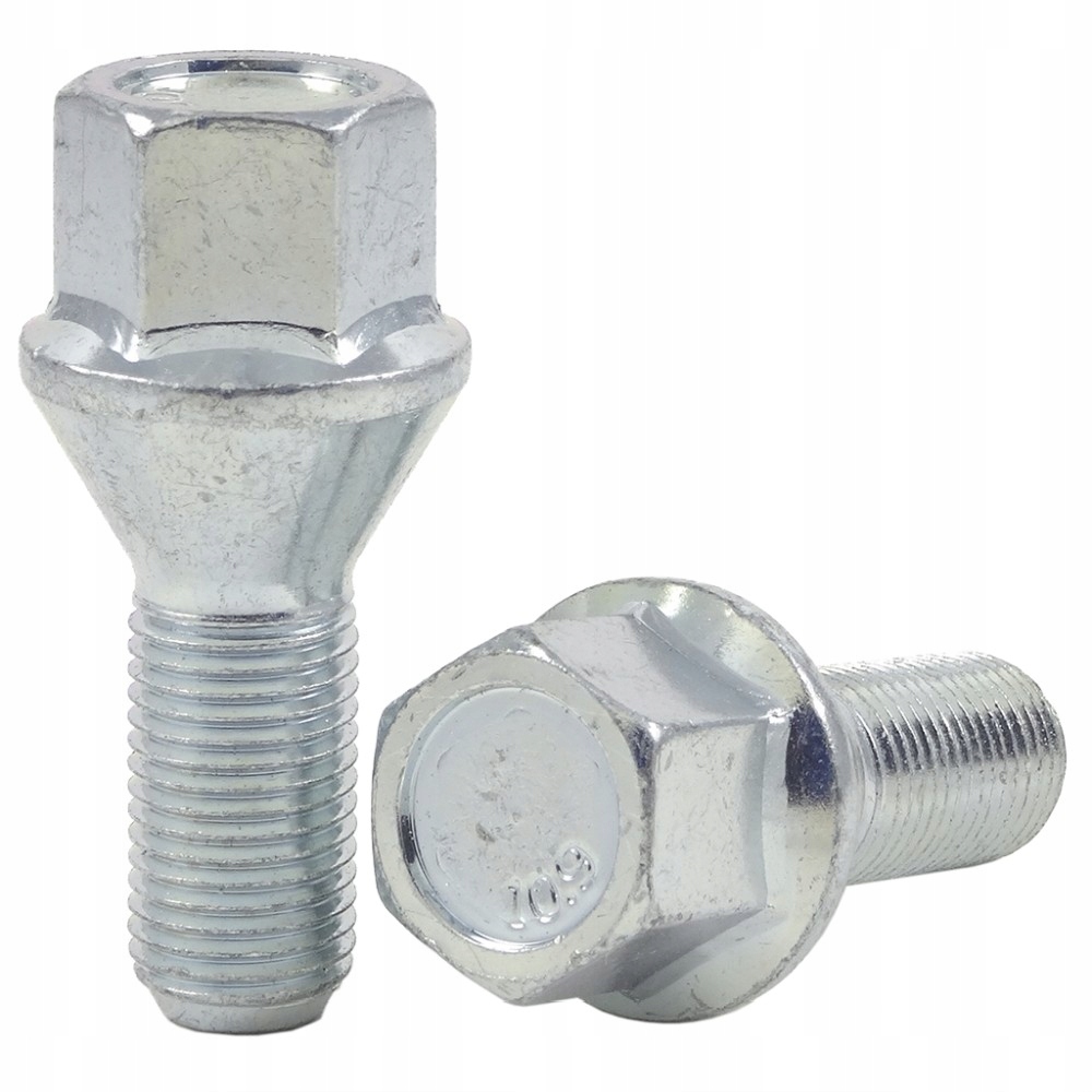 

Śruby do felg kół M12x1,25 24 mm stożek klucz 17
