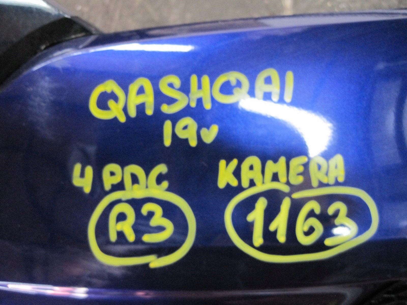 bumper NISSAN QASHQAI II 4 PDC KAMERA front front