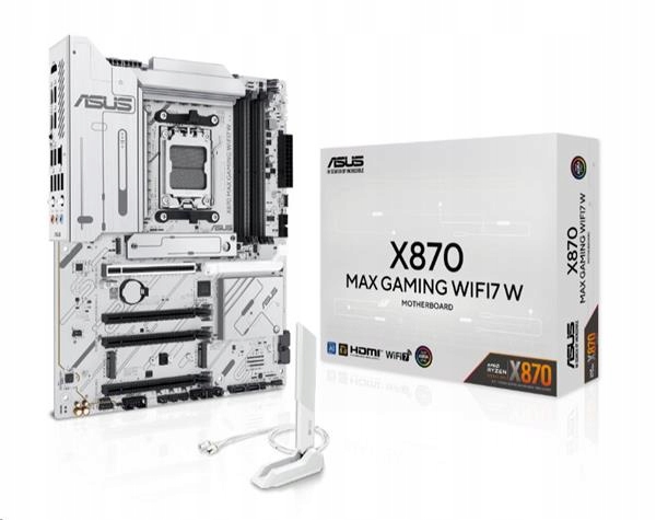 Asus X870 Max Gaming WIFI7 White
