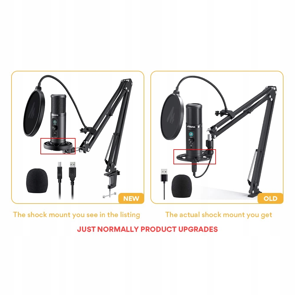MAONO USB Mikrofon PC AU-PM422 do Podcastów, Gamingu i Streamingu — miniatura 8