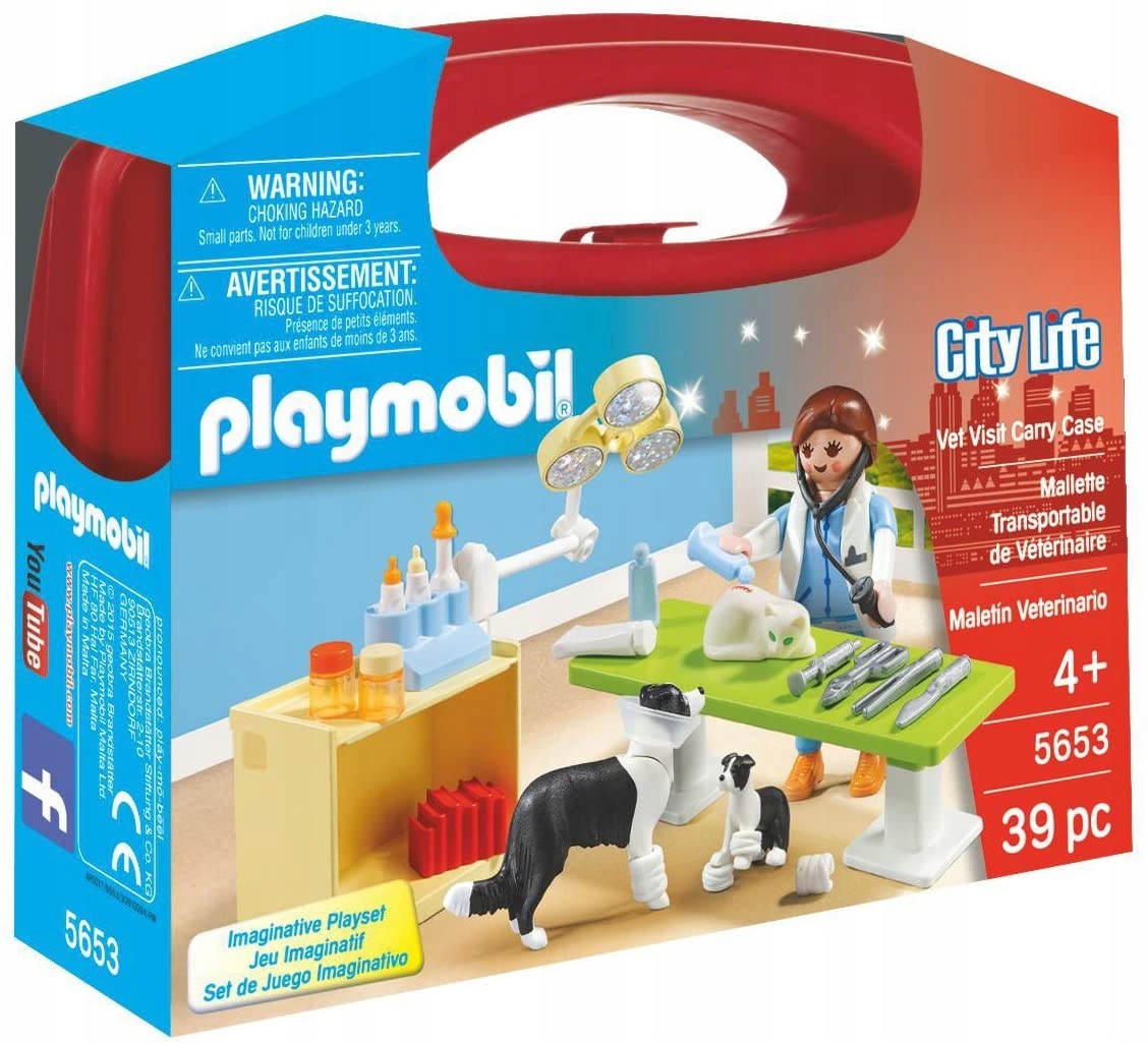 Playmobil Maison De Poupée Mallette City Life Multicolore