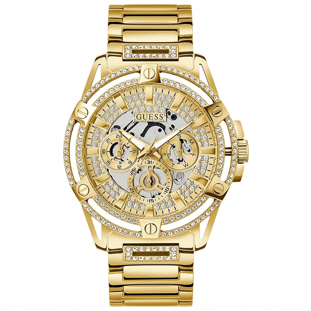 Pánské Hodinky Guess GW0497G2 zlaté