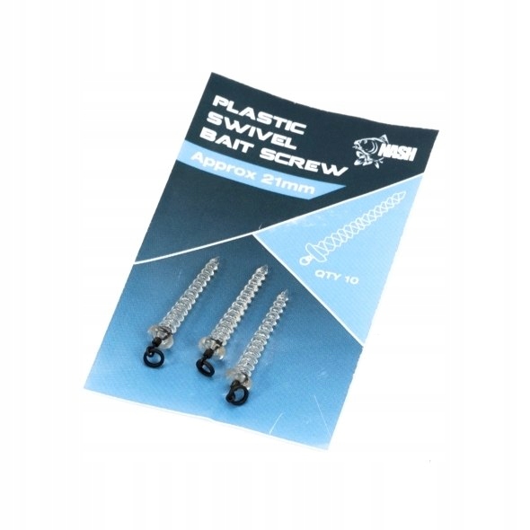Wkrętka Nash Plastic Swivel Bait Screw T8098