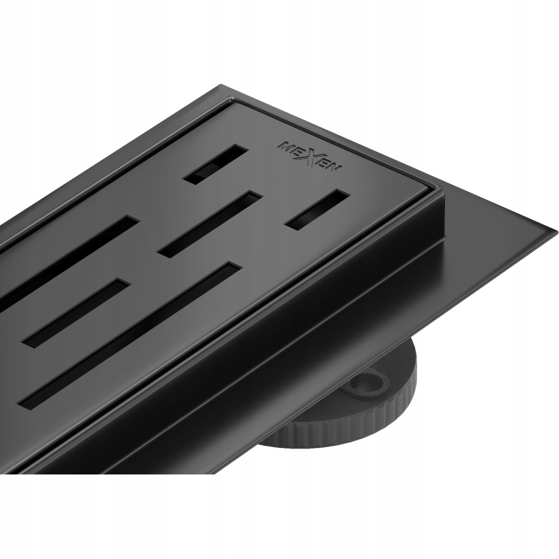 Otočný odtokový žľab Mexen Flat M01 100cm Čierny