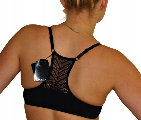 

Biustonosz zapinany z przodu czarny 80C Acousma C