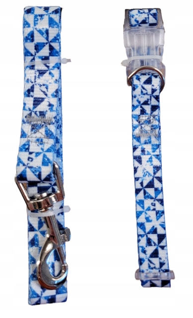 

Zestaw obroża i smycz dla psa zwierzaka ActivPet