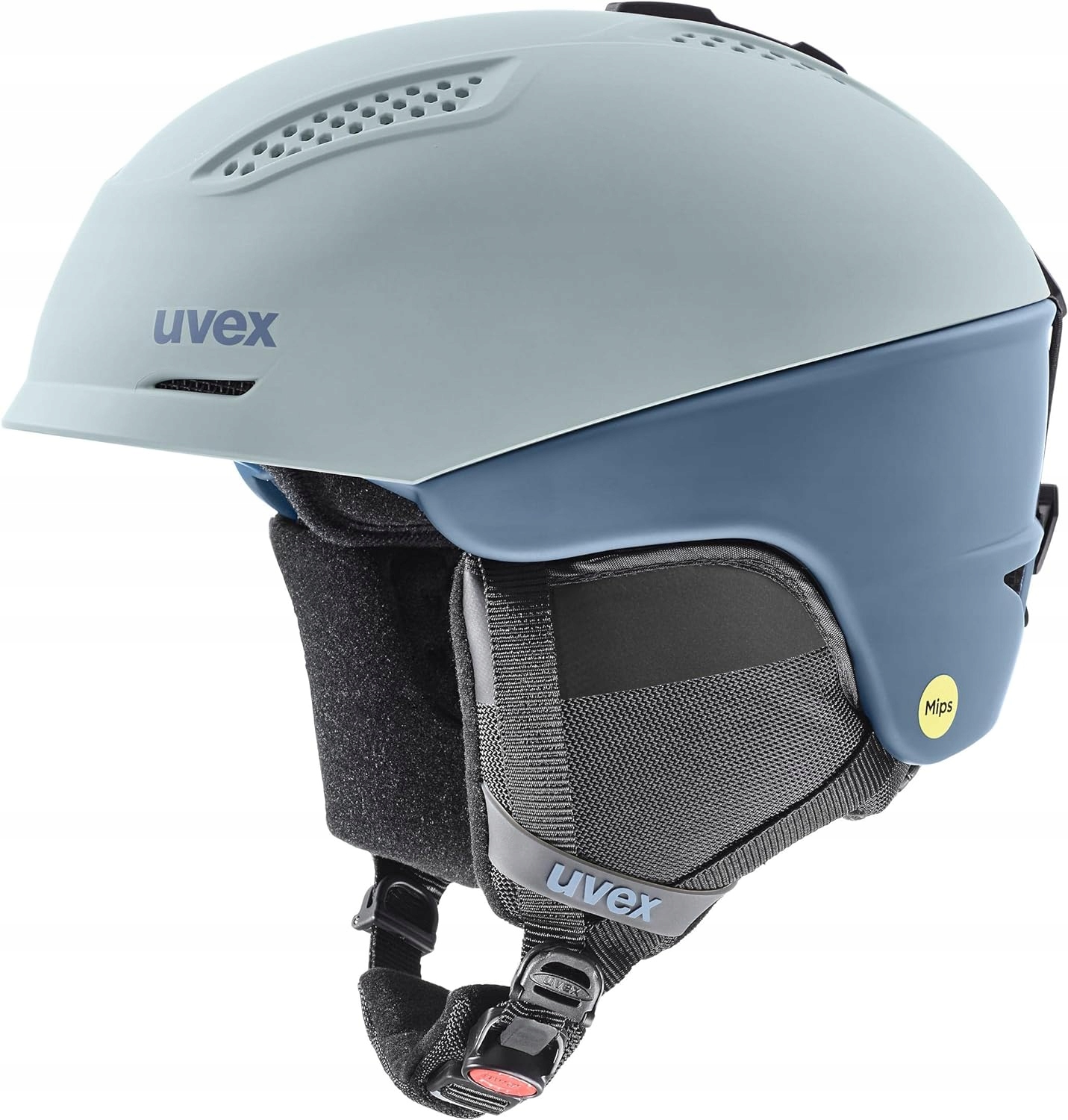 Lyžařská přilba Uvex Ultra Mips Glacier Stone Blue Mat 51-55 cm