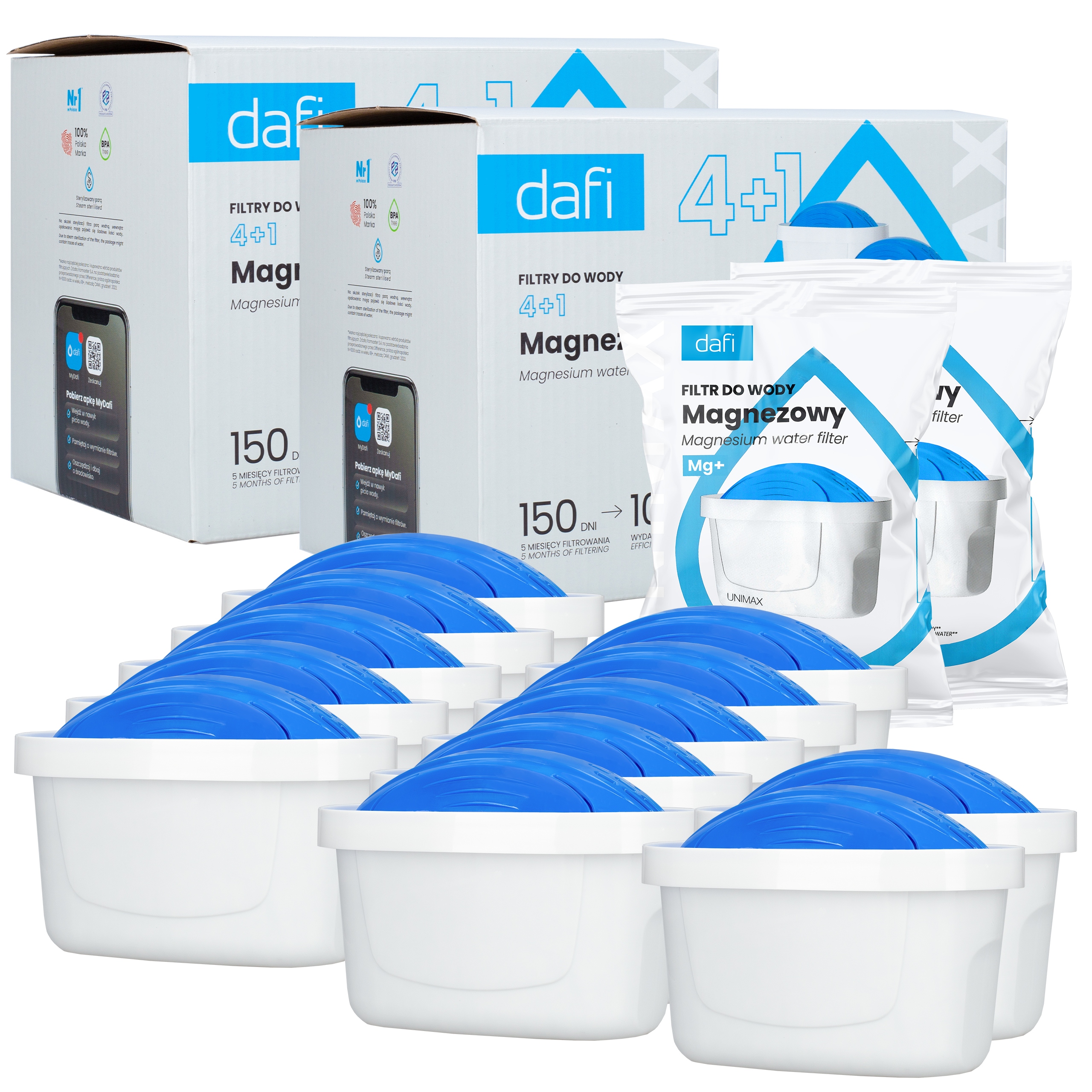 Filtr do dzbanka Dafi Mg+ Filtr Dafi Classic do dzbanek filtrujący Dafi 12x