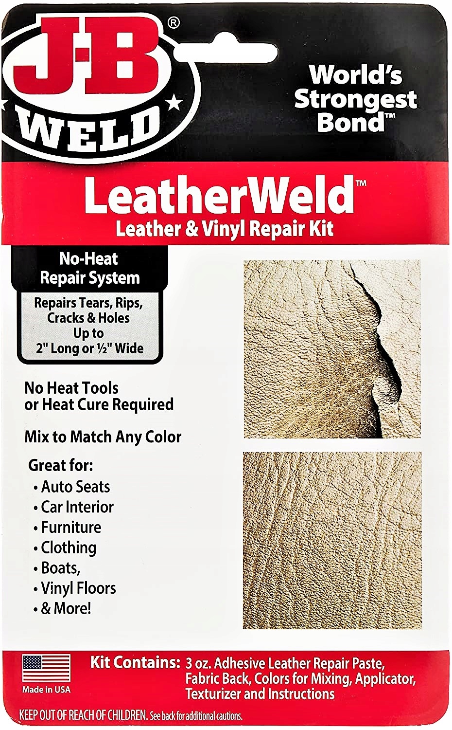 JB Weld Sada na opravu vinylu a koženky MALL.CZ