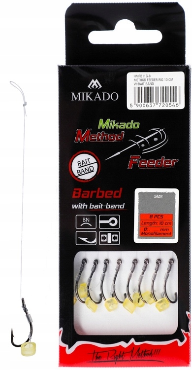 

Mikado Haczyk 10 Z Przyponem Do Metody Z Gumką