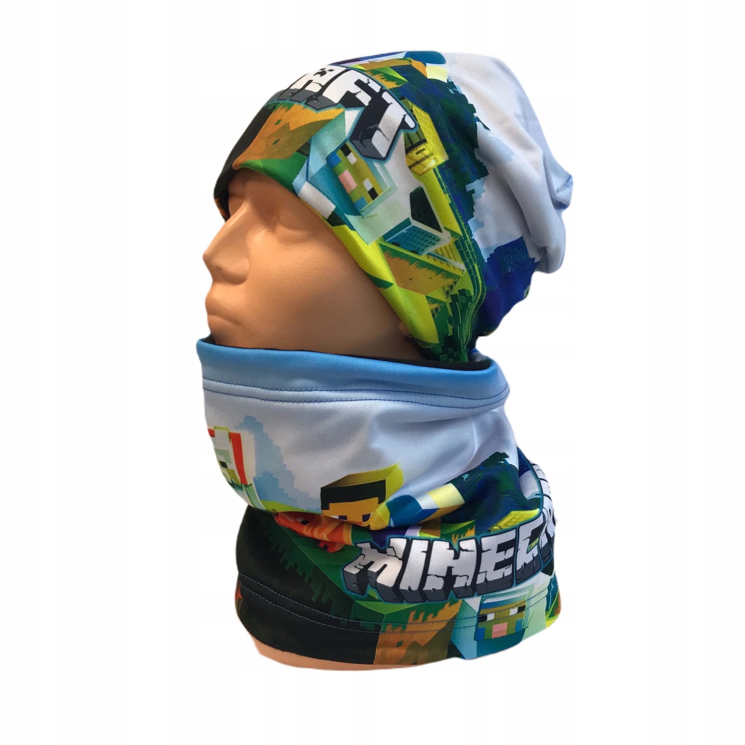 

Minecraft czapka komin komplet M1 Bp S (52-54)
