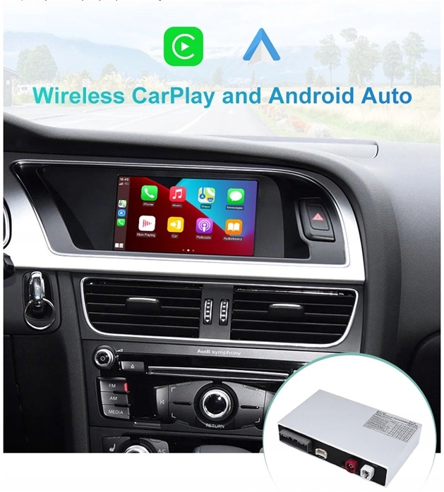 Moduł Carplay Android Auto Box Audi MMI 3G A1 Q3 A4 A5 Q5 A6 Q7 6,5/7"