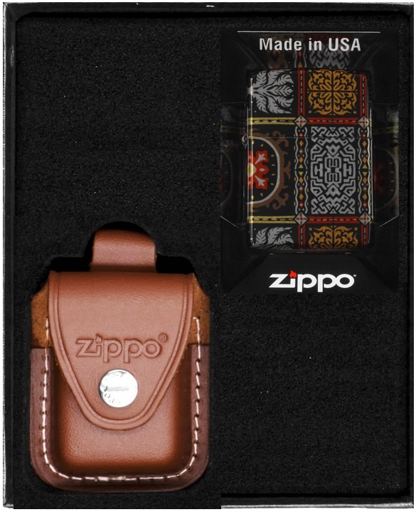 Sada Zippo Zapalovač Pattern Design Dárkový No2