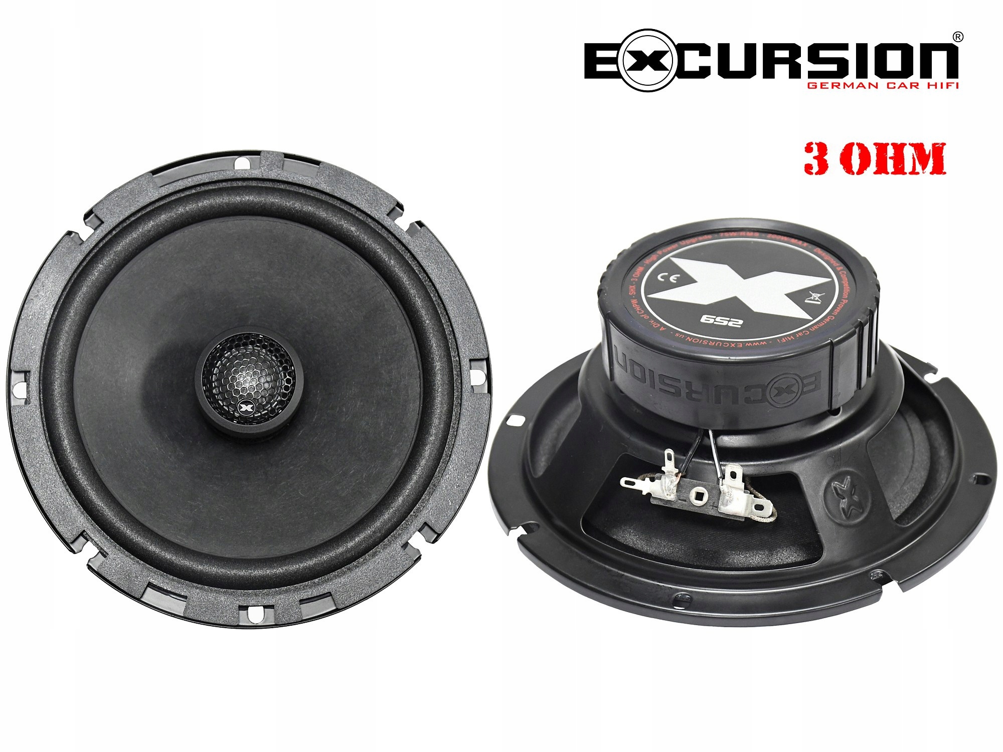 Głośniki Excursion 165mm 2 drożne 200W Kod producenta SHX-652