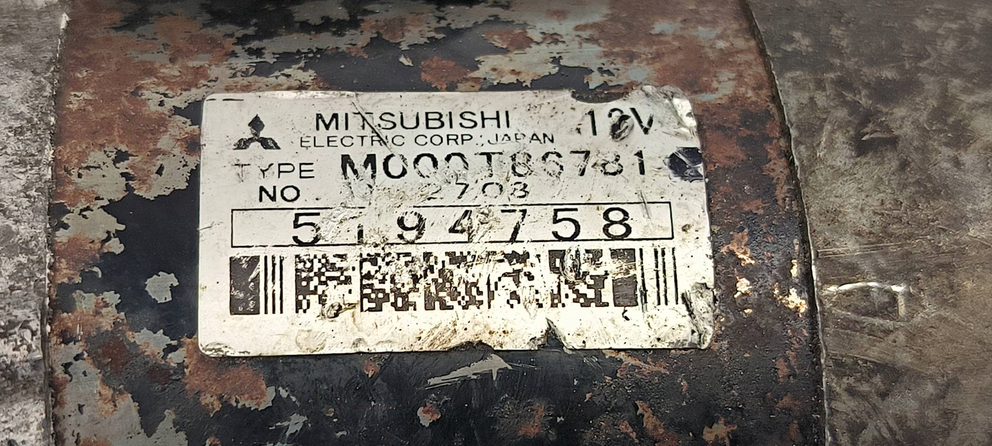 startér M000T86781 SAAB 2,0