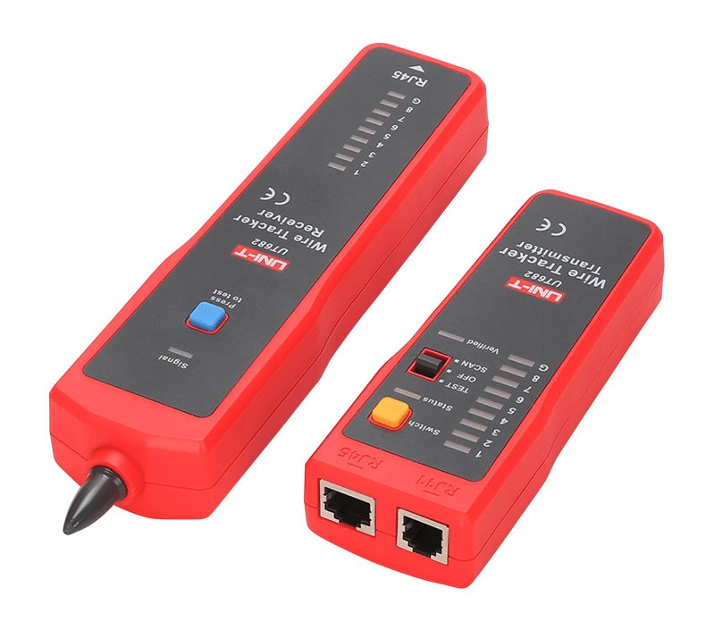 Szukacz par przewodów z wbudowanym testerem przewodów sieciowych