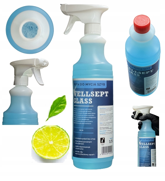 Płyn do Mycia Szyb Luster Okien Win Połysk 1L
