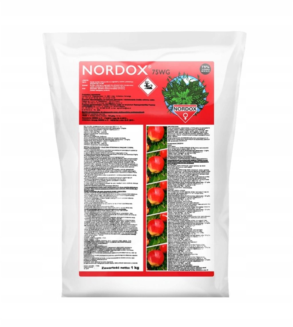 Nordox 75WG Fungicyd Tlenek Miedzi 1KG