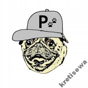 

Damska Kolory Koszulka Mops Mopsy Pug Pugs m8h