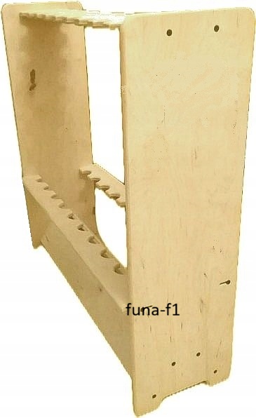 Drewniany Stojak Na Wędki Na 20 Wędzisk Duży