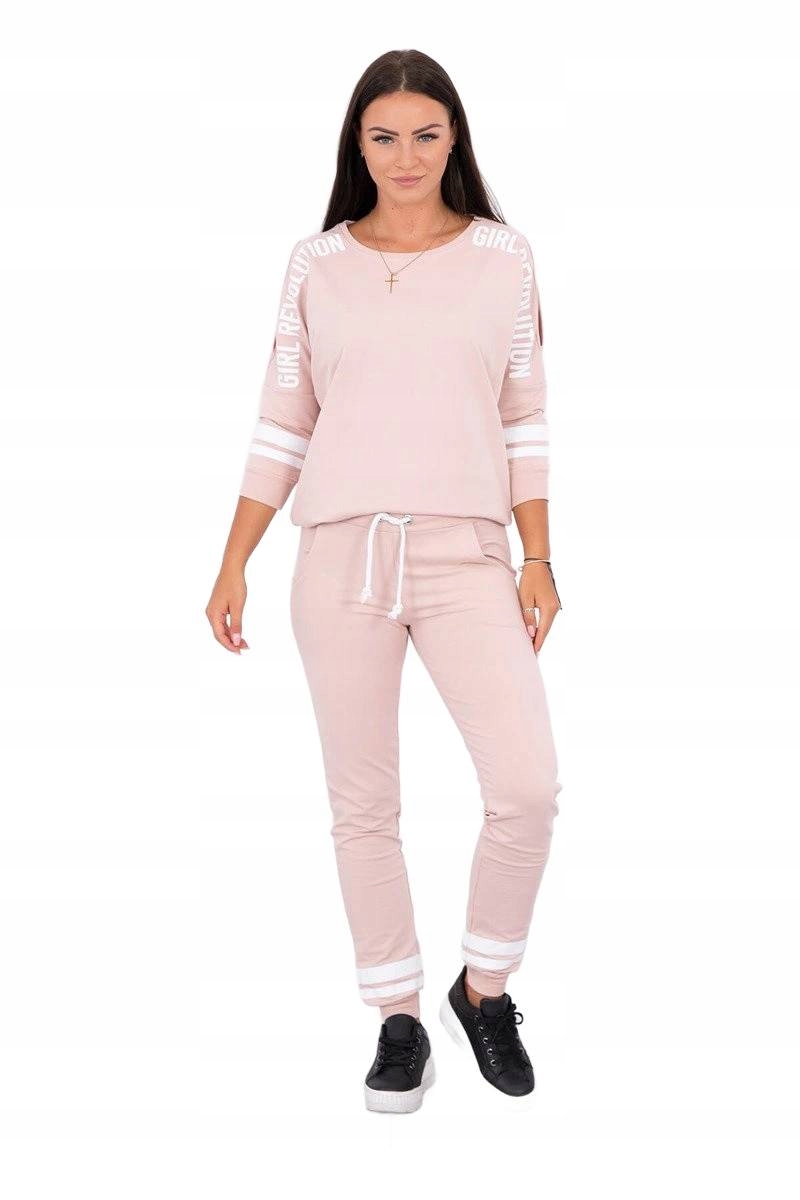 Komplet Girl Revolution tmavě pudrová růžová