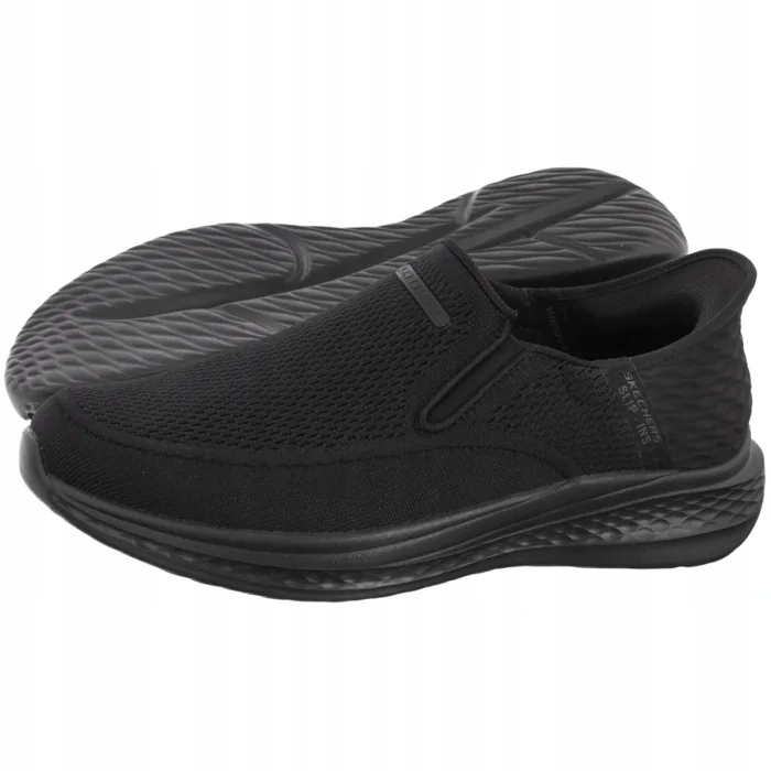 Pánské boty Slip-On Skechers Slade Deacon Black 210887 Černé