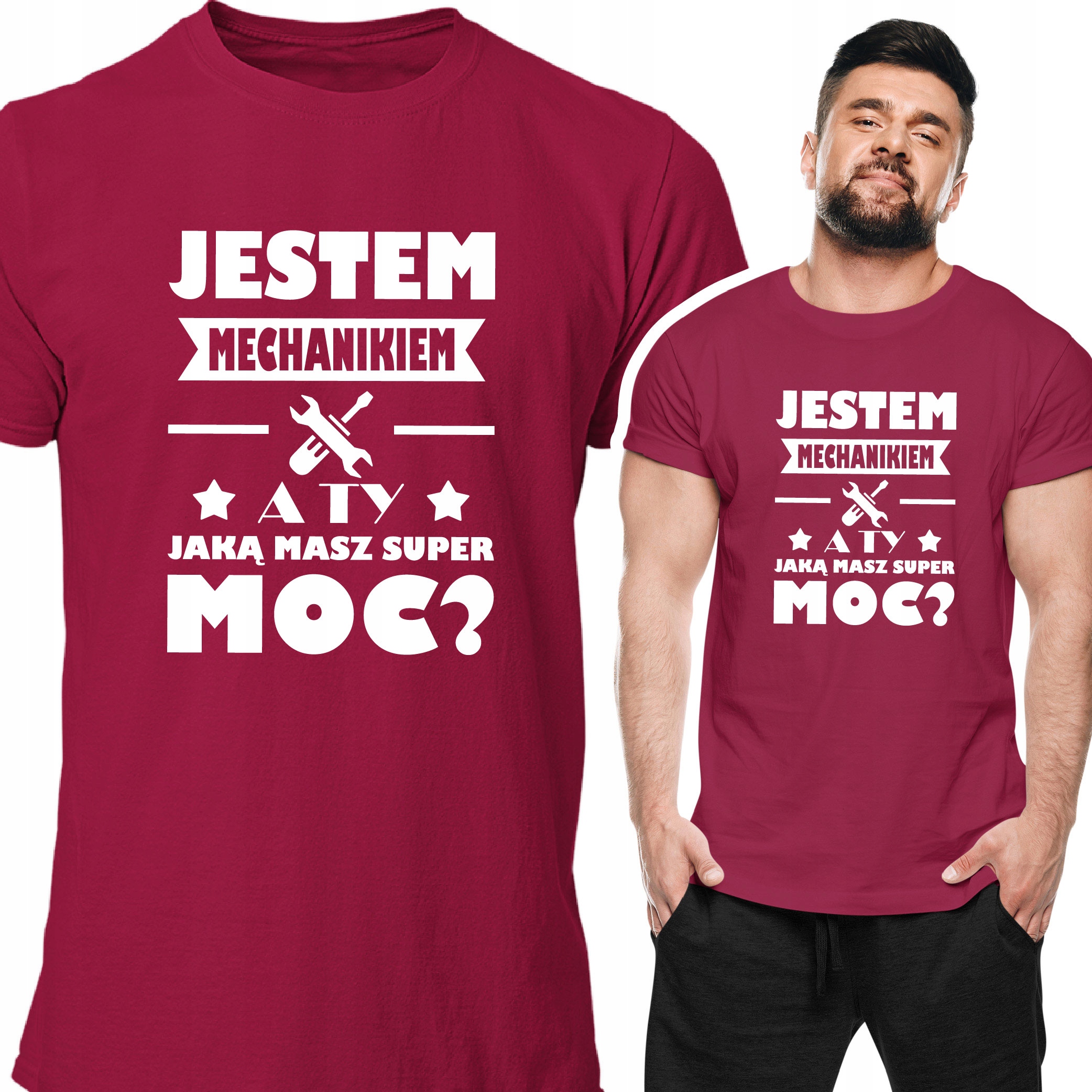 

Koszulka Tshirt Śmieszny Zabawny Prezent Mechanik