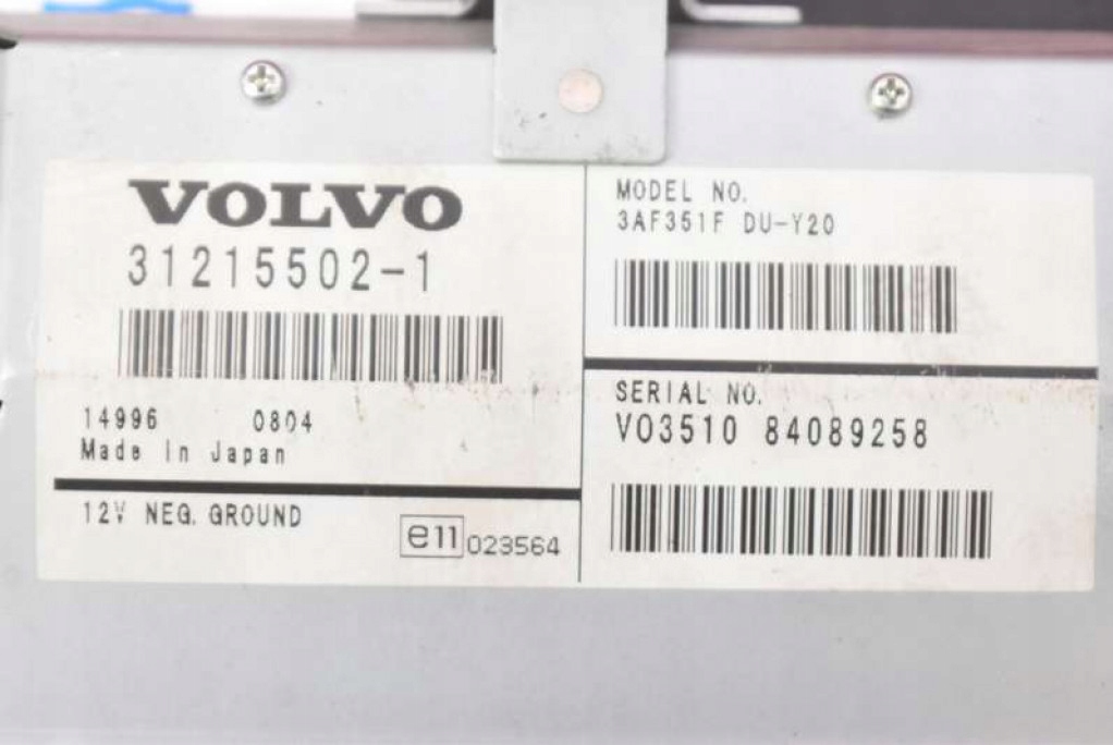display navigation devices 31215502-1 VOLVO XC70 2 II 07-13