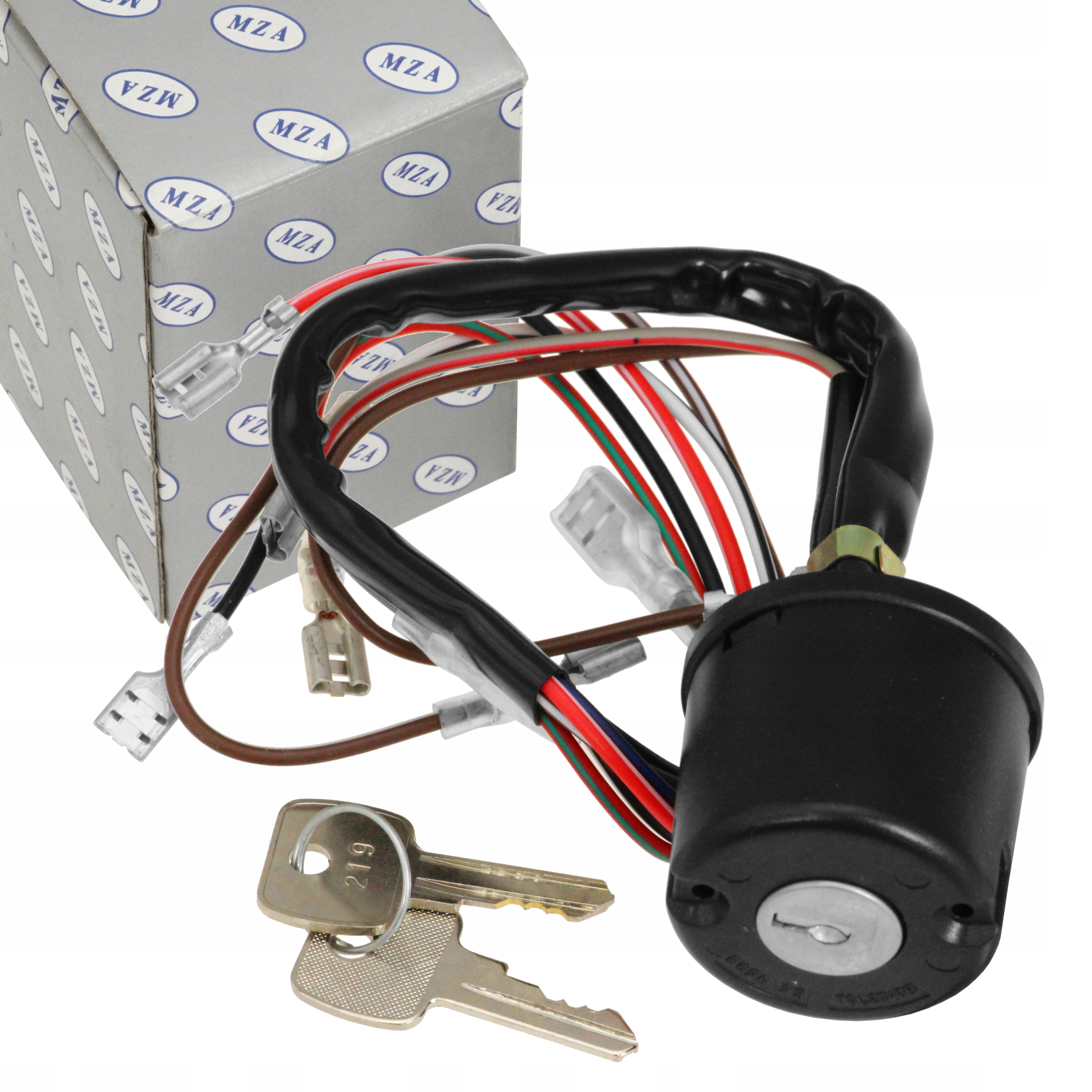 004-0001-031 - КЛЮЧ ЗАЖИГАНИЯ 7 КАБЕЛЕЙ SIMSON SR 50 СКУТЕР 80 MZA ГЕРМАНИЯ