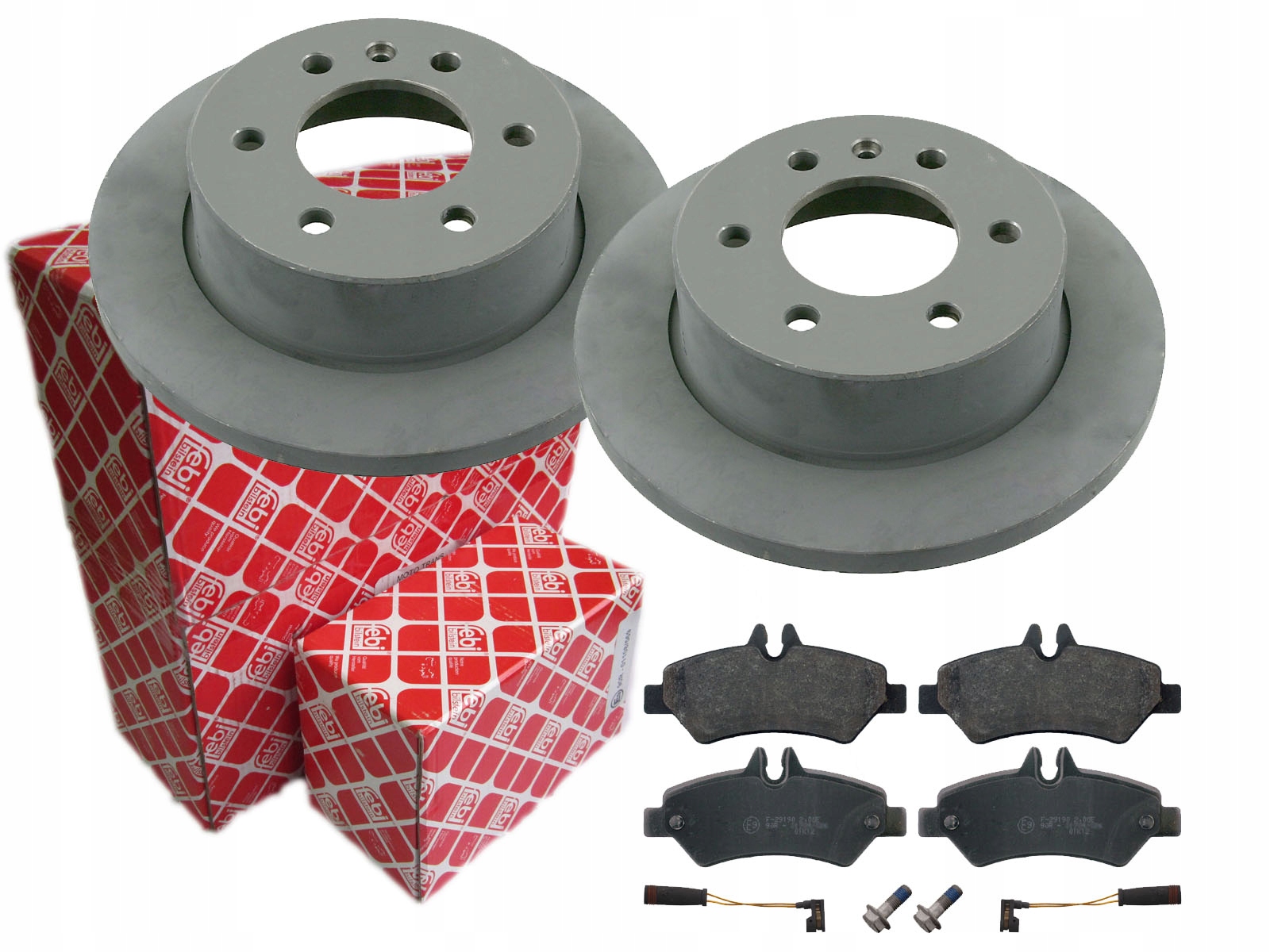 ДИСКИ КОЛОДКИ FEBI ЗАДНІЙ CRAFTER SPRINTER 298MM