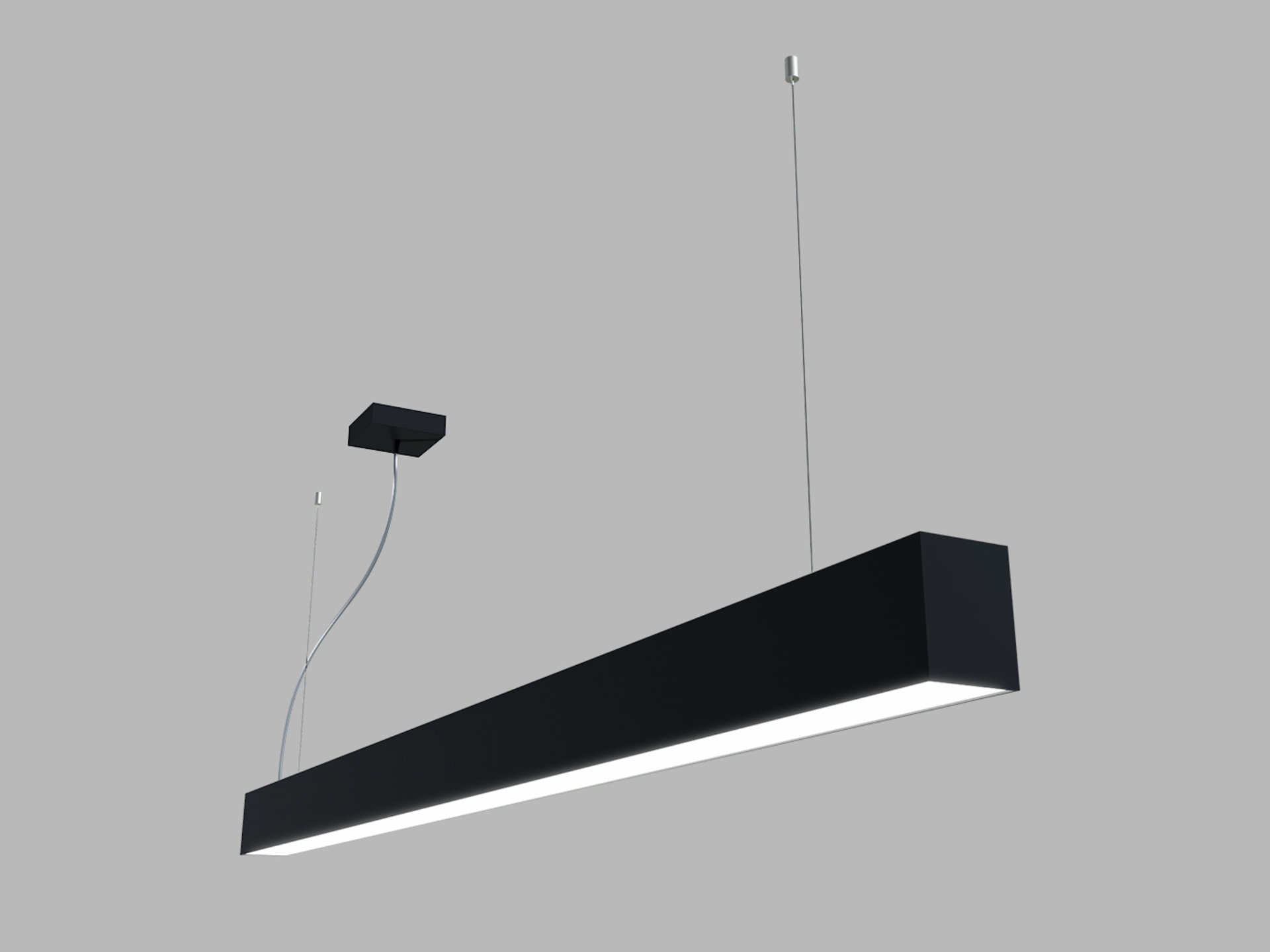 Závesné svietidlo LED2 Lino II 150 49W Dali 3CCT 6860lm čierne